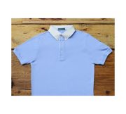 1 Razza 男款短袖襯衫-深藍色