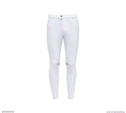 BRM003-0001 (1) RG 男款中腰全皮馬褲-BRM003-白色