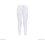 RG兒童高腰全皮馬褲-BRW005-白色