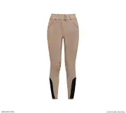 RG-兒童高腰全皮馬褲-BRW005-米灰