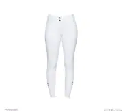 CT 女款全皮高腰馬褲-經典-白色