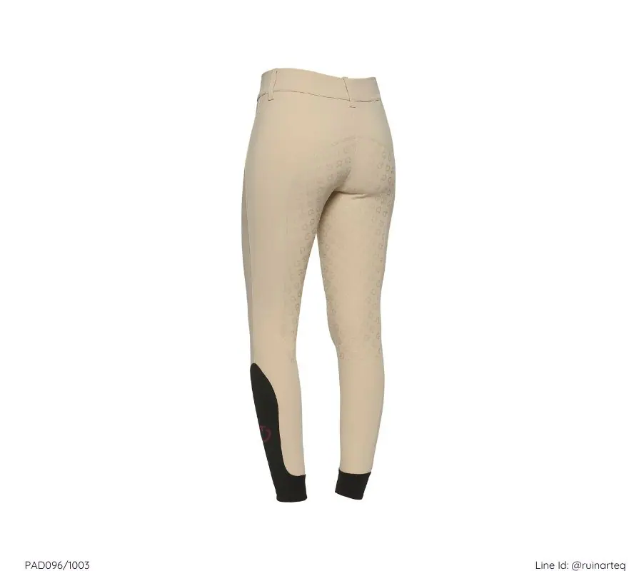 CT 女款全皮高腰馬褲-經典-米色 - Image 3