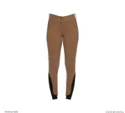 CT 女款全皮高腰馬褲-冬季-焦糖色