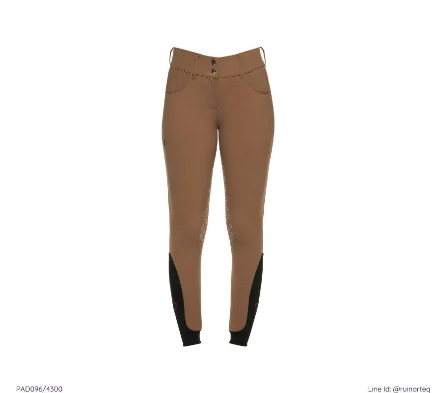CT 女款全皮高腰馬褲-冬季-焦糖色
