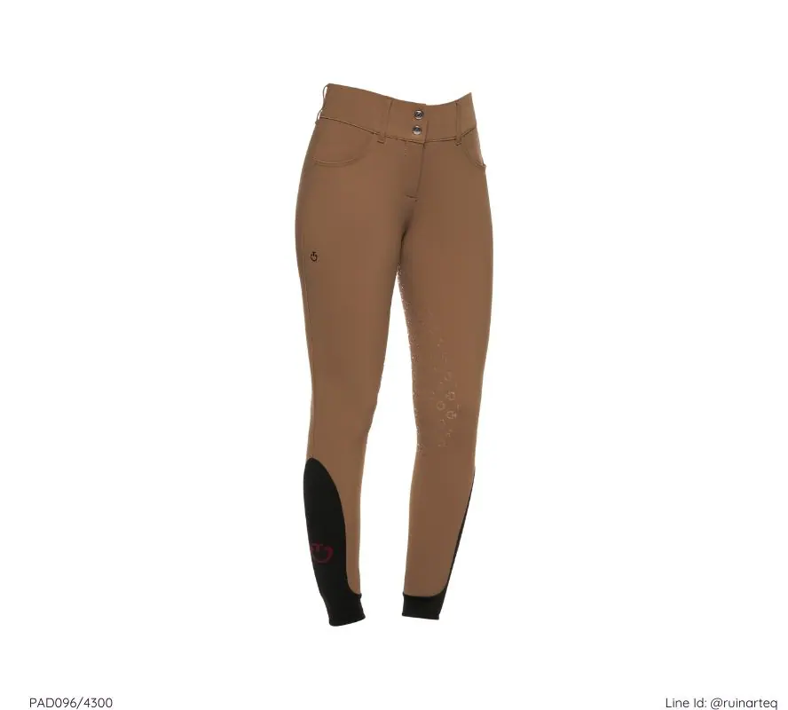 CT 女款全皮高腰馬褲-冬季-焦糖色 - Image 2