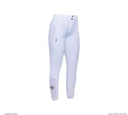 CT 女款全皮高腰馬褲-薄款-白色