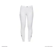 CT童款全皮中腰馬褲-經典-白色