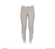 CT童款全皮中腰馬褲-經典-珍珠灰