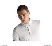 POU131-0001 CT男款白領上衣-POU131