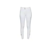 CT 女款半皮高腰馬褲-經典-白色