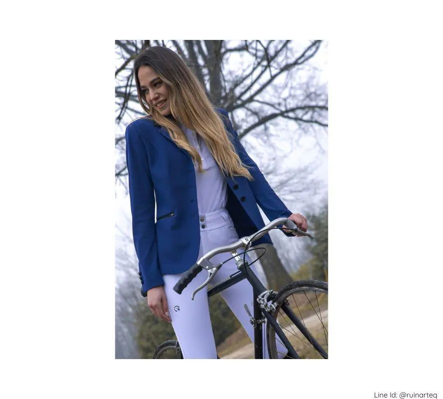 Ego7女款高腰全皮馬褲-CA - Image 4