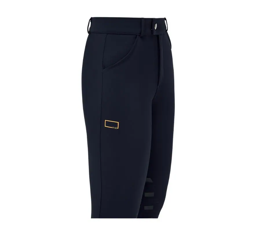 RG 童款半皮中腰馬褲-BRK001-寶藍 - Image 3