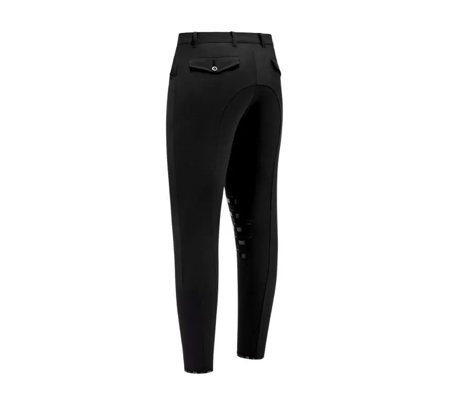 RG 男款中腰半皮馬褲-BRM011-黑色 - Image 2