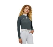 POW010-8F00 (1) RG 女款透氣排汗襯衫-POW010-鐵灰