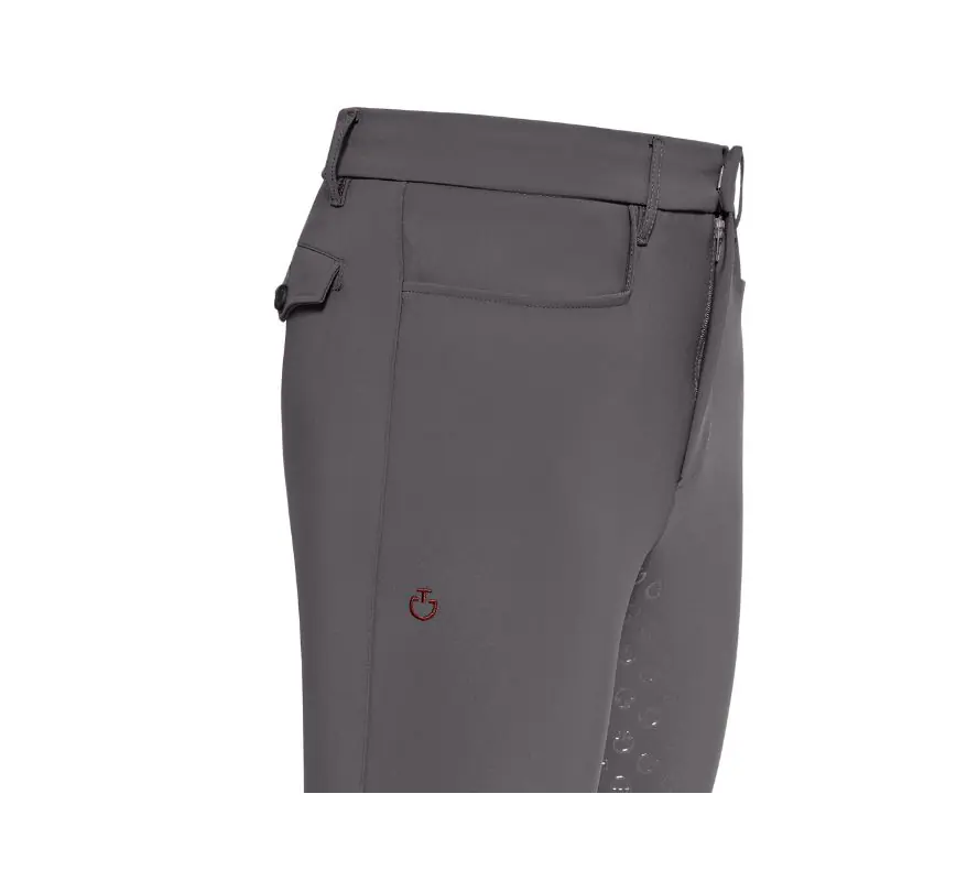 CT男款全皮中腰馬褲-經典-鐵灰 - Image 2