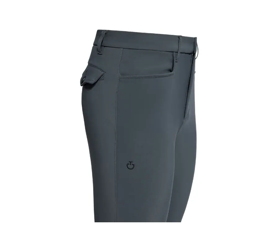 CT男款半皮中腰馬褲-經典-鐵灰 - Image 2