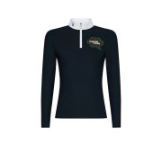 CAA043-7901 (1) CT女童白領上衣-CAA043-深藍黑