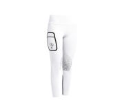 PAA029-0001 (1) CT童款半皮瑜珈馬褲-PAA029-白色