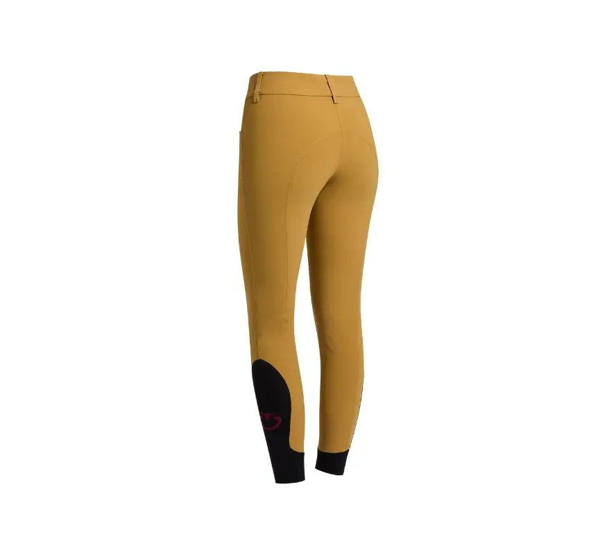 CT 女款全皮高腰馬褲-經典-金赭石 - Image 2