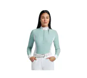 RG 女款白領長袖上衣-SHW006-淺藍色