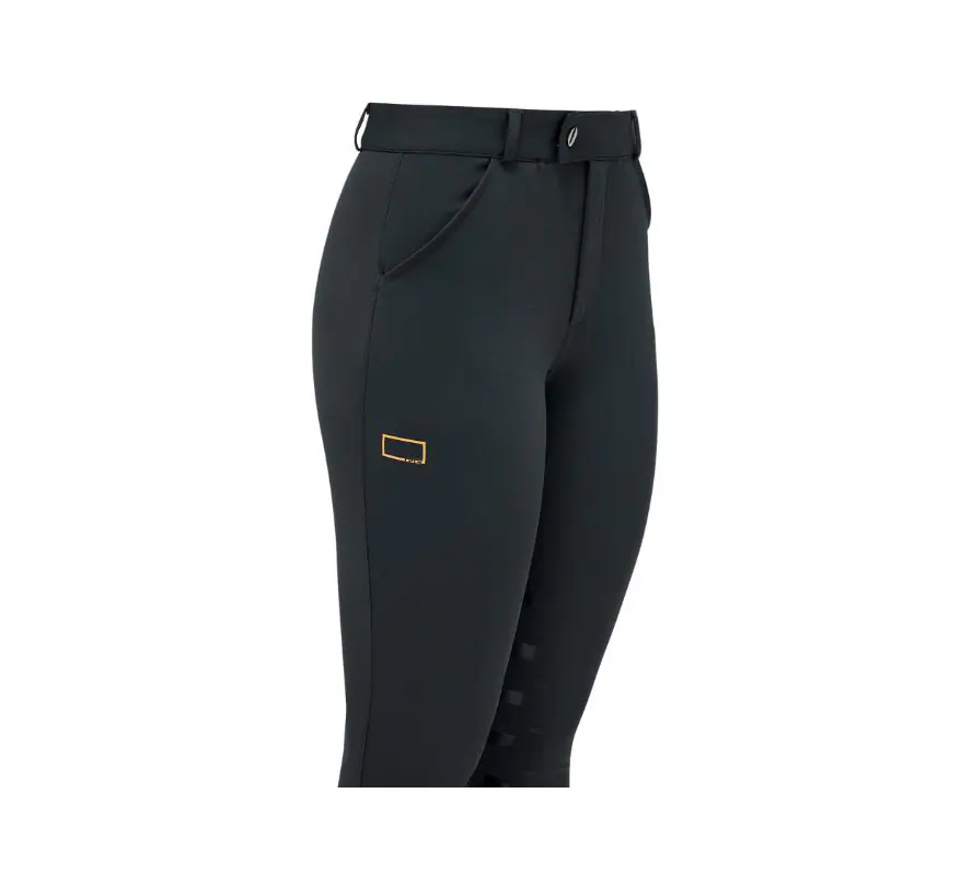 RG 童款全皮中腰馬褲-BRK002-黑色 - Image 3