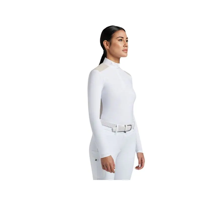 CT女款白領上衣-CAD258-011C沙色