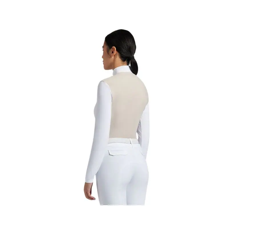 CT女款白領上衣-CAD258-011C沙色 - Image 2