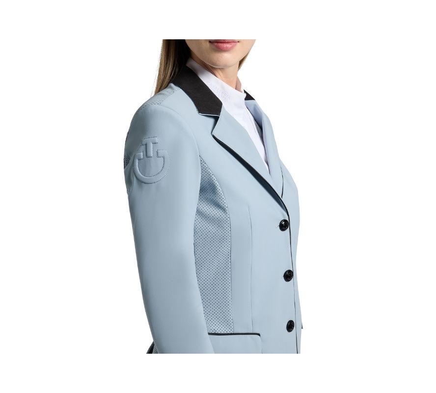 CT 女款西裝外套-GGD024-霧藍 - Image 2