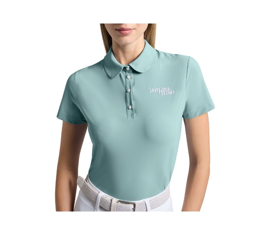 CT 女款休閒上衣-POD391-淺青綠 - Image 2