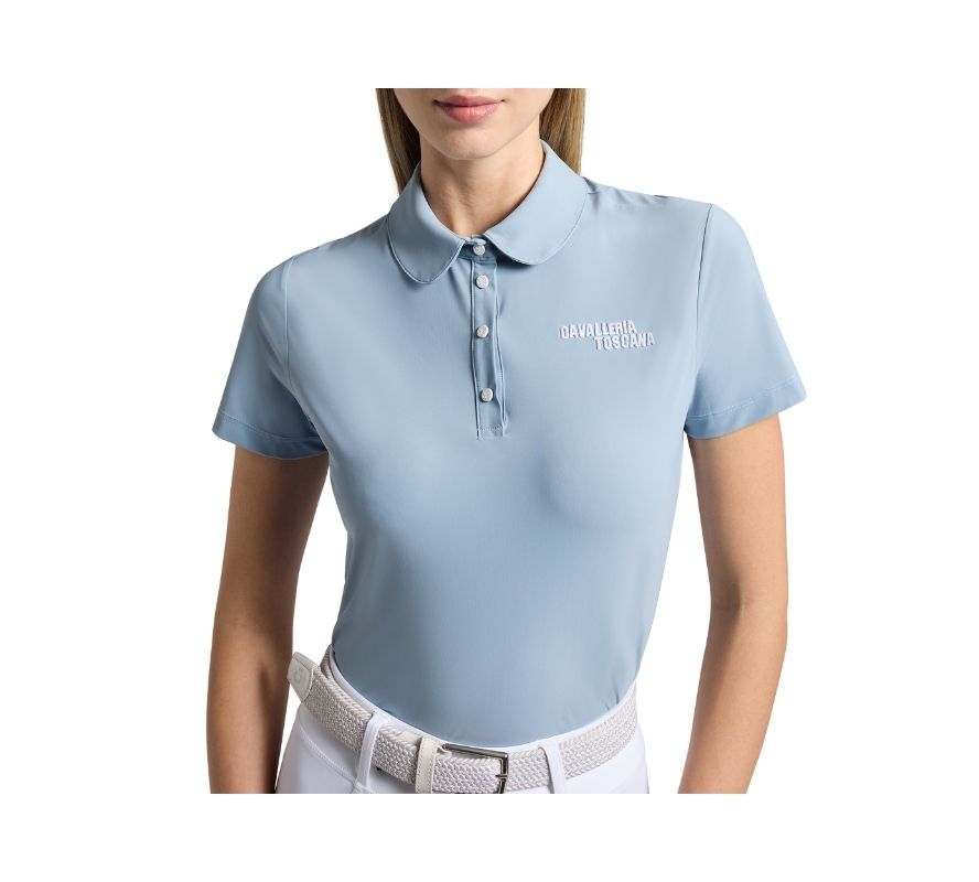 CT 女款休閒上衣-POD391-霧藍 - Image 2