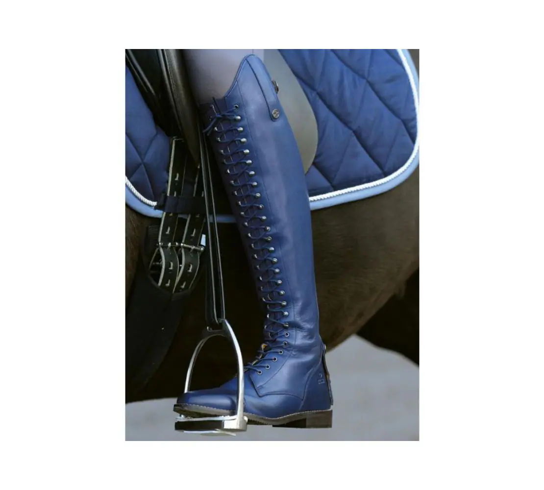 Busse 綁帶長靴-藏藍色(預購) - Image 4