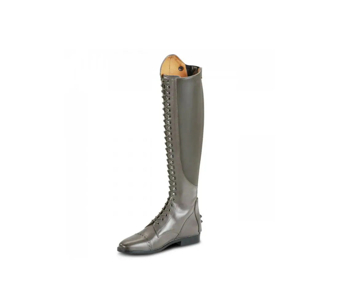 Busse 綁帶長靴-灰色(預購)