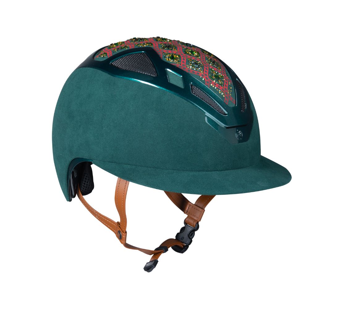 H1AP0054 SUOMY安全帽 DAMASK LADY-孔雀綠