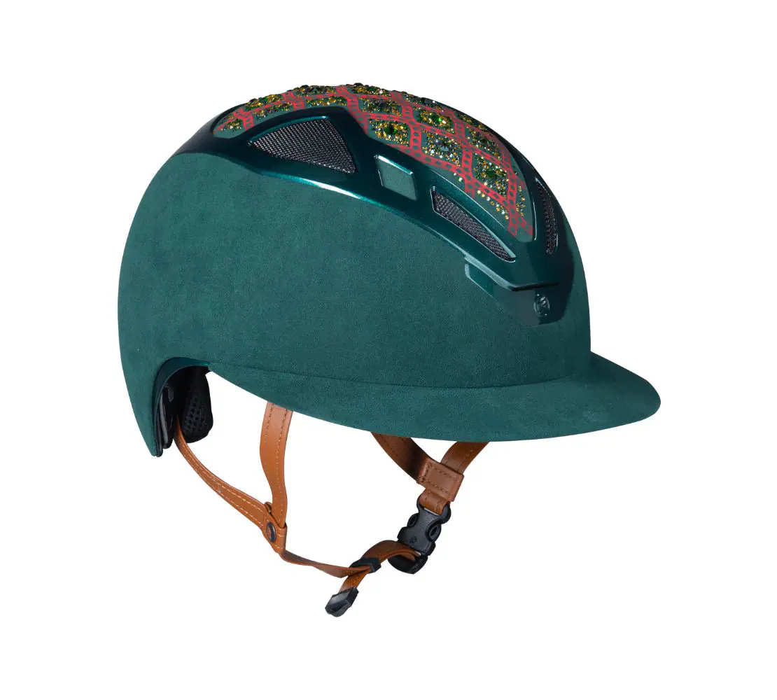 H1AP0054 SUOMY安全帽 DAMASK LADY-孔雀綠