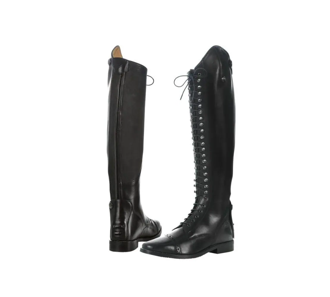 Busse 綁帶長靴-黑色(預購)