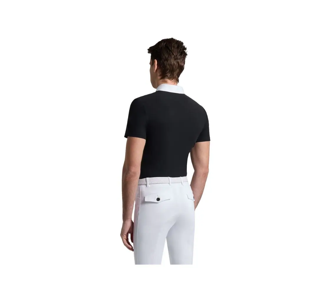 CT男款白領上衣-CAU256-黑色 - Image 2