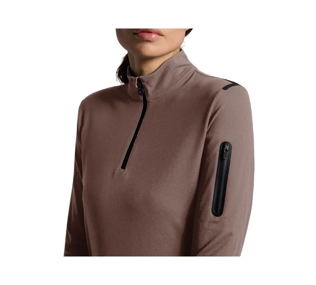 CT 女款保暖上衣-POD395-核桃色 - Image 3