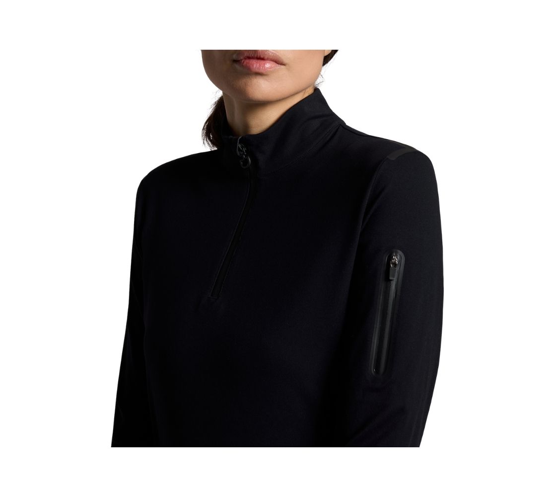 CT 女款保暖上衣-POD395-黑色 - Image 4