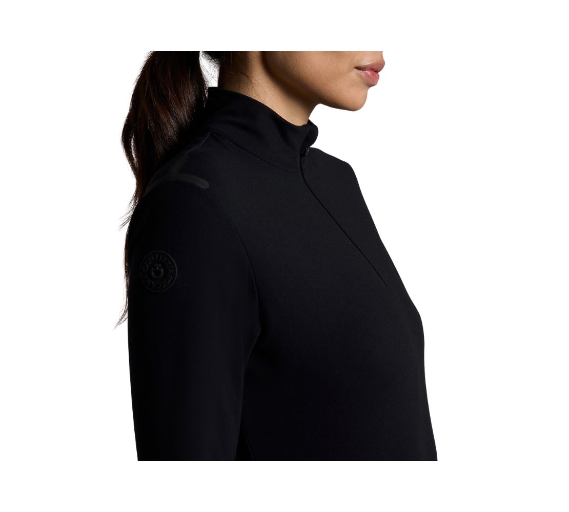 CT 女款保暖上衣-POD395-黑色 - Image 3