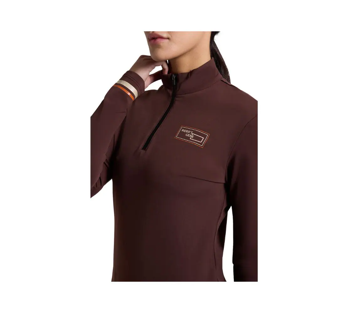 RG女款休閒上衣-POW015-摩卡絨霧 - Image 3