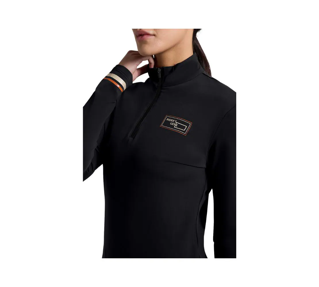 RG女款休閒上衣-POW015-黑色 - Image 3