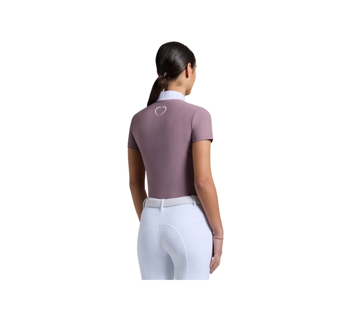 CT 女童白領上衣-CAA051-葡萄奶昔 - Image 2