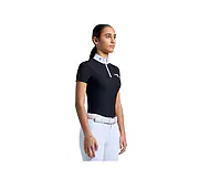 CT 女童白領上衣-CAA051-深藍黑