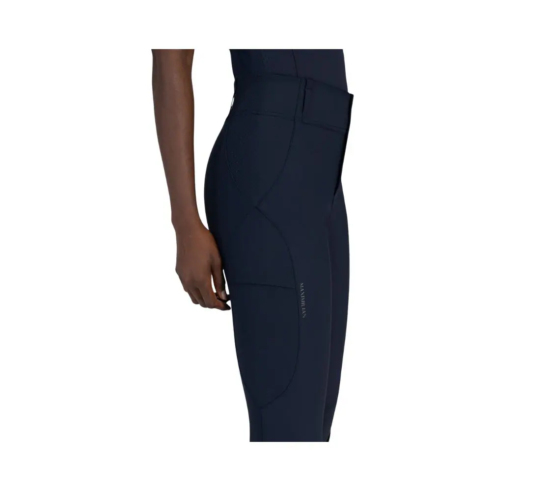 MaxiM 女款高腰全皮馬褲-Aero-大西洋 - Image 3