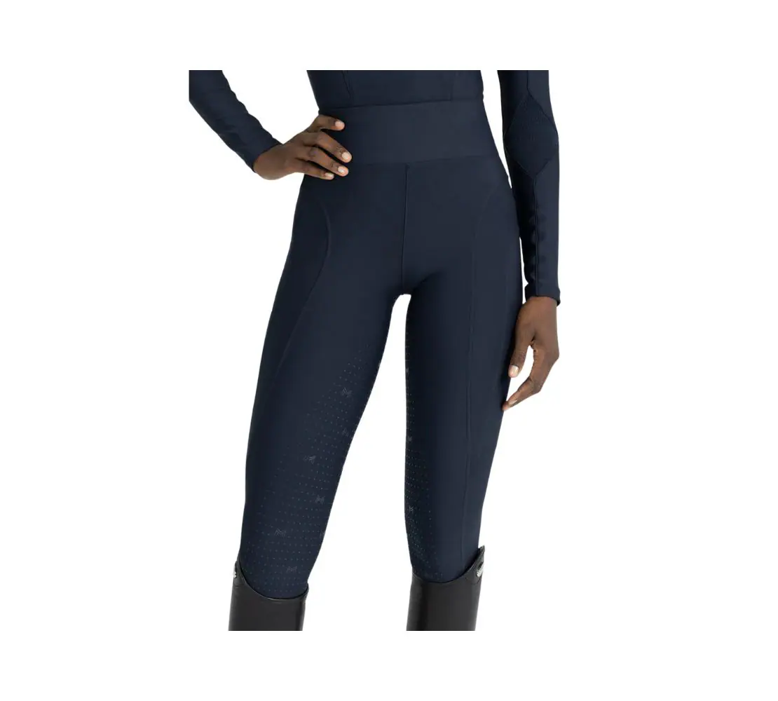 MaxiM 女款瑜珈全皮馬褲-Outline-大西洋 - Image 2