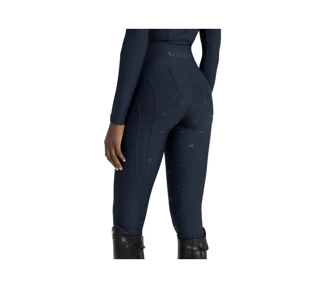 MaxiM 女款瑜珈全皮馬褲-Outline-大西洋 - Image 4