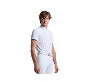 RG 男款白領短袖上衣-SHM002-白色